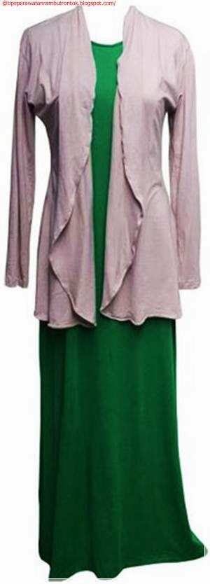  Gambar  model baju  gamis  modern wanita muslimah  