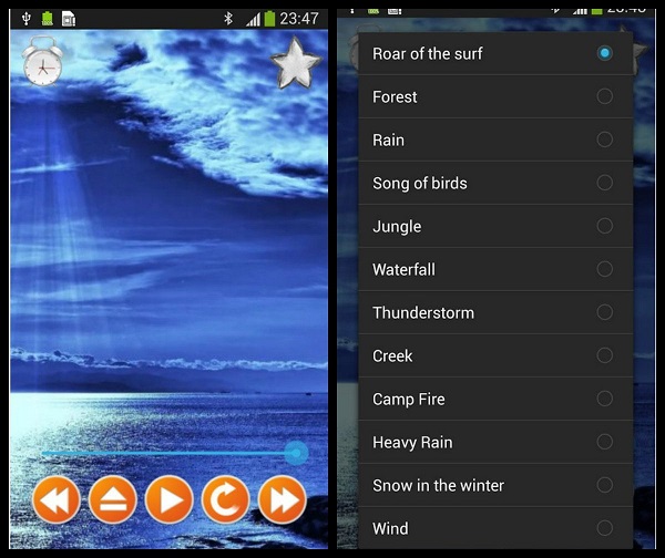 تطبيق Nature Sounds Relax and Sleep