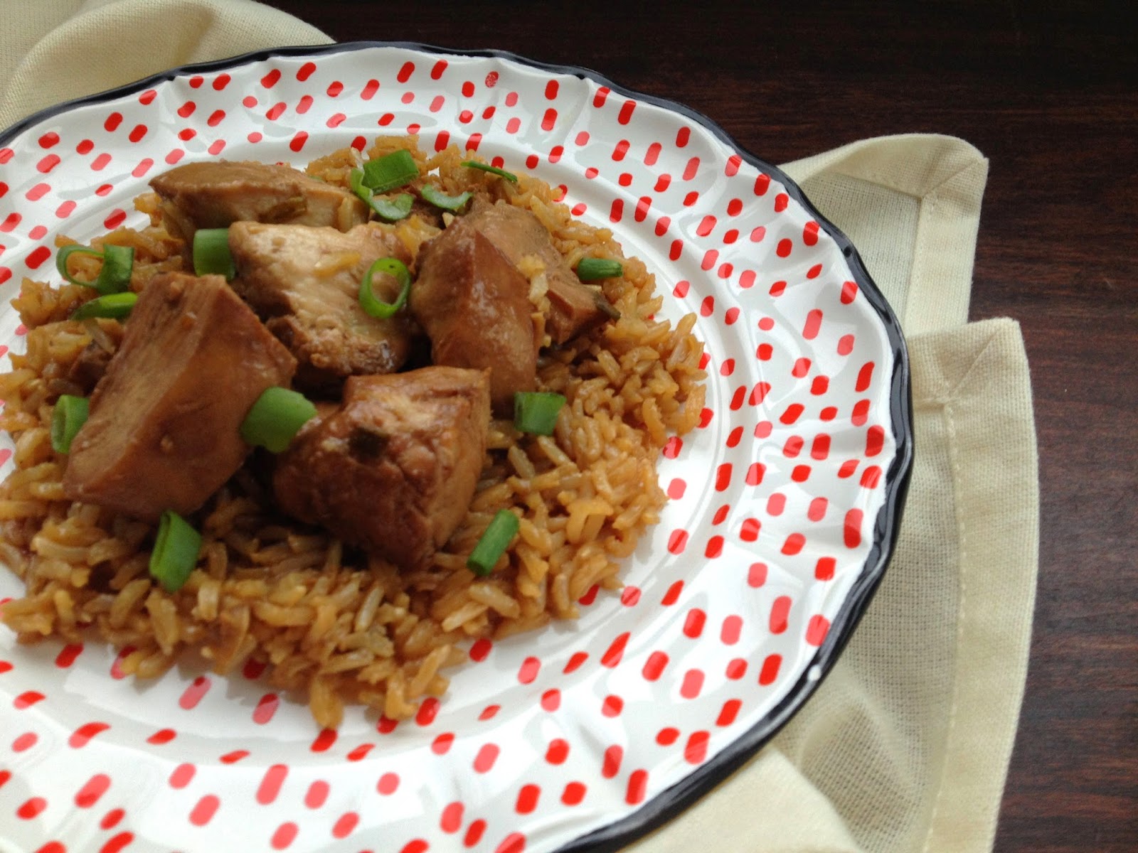 Bourbon Chicken with Basmati Rice