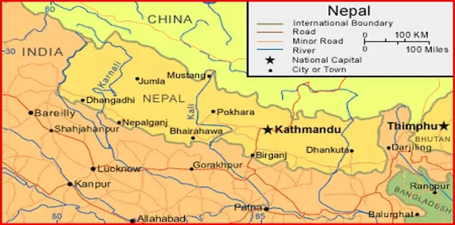 image: Nepal map HD