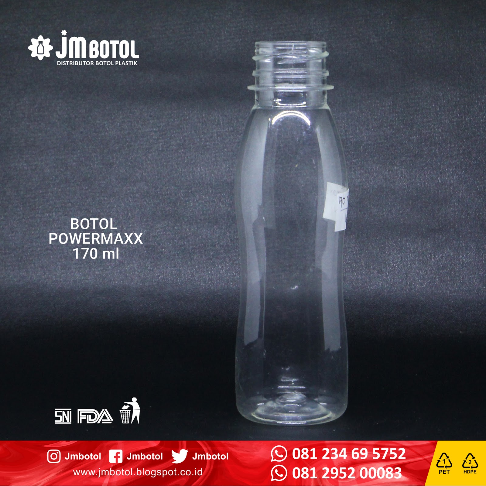 Download Jm Botol Distributor Pabrik Botol Plastik Murah Surabaya 081295200083 Pabrik Botol Plastik Minuman Surabaya PSD Mockup Templates
