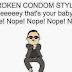 Broken condom style