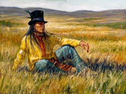 native american paintings james artist lakota artists ayers wolf gaze contemplative history warrior painting americans artwork indians spirit prayer brother
