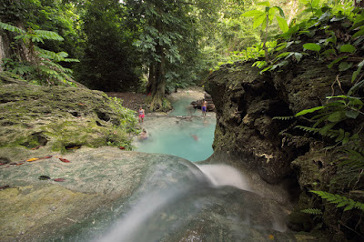 air terjun Tesbatan dari atas air terjun Tesbatan