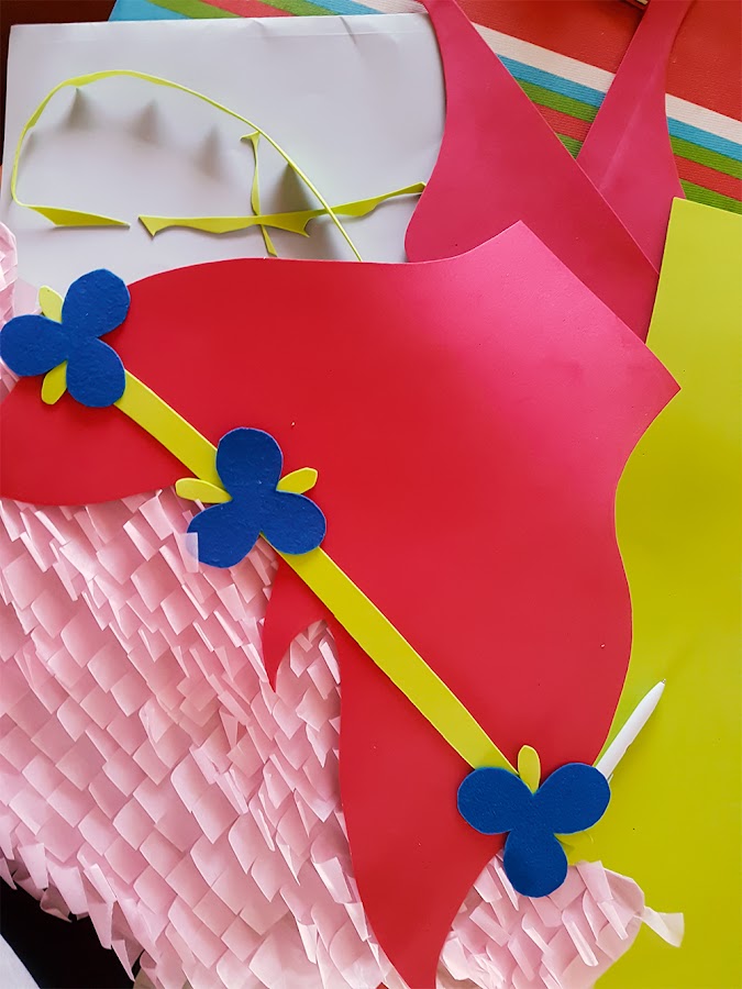 Diy, piñata de cumpleaños Trolls
