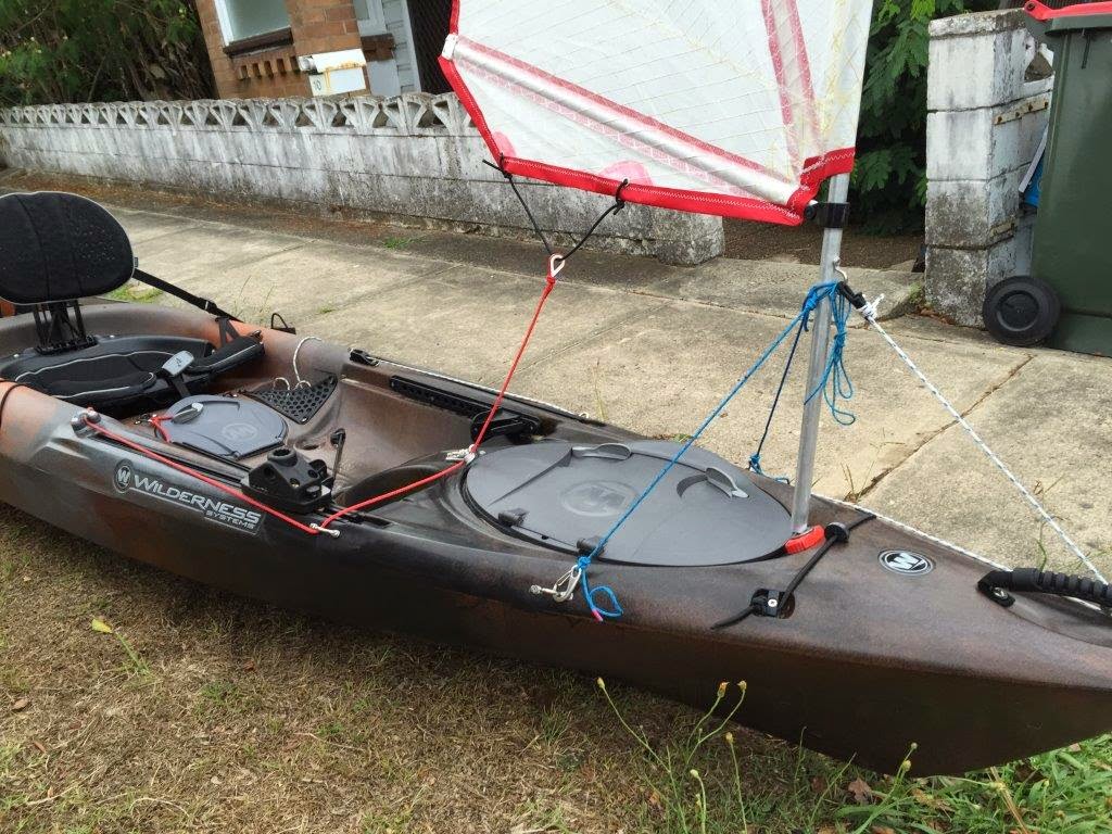 SeaDog Sails Fitting SeaDog sails to SOTs and Fishing Kayaks