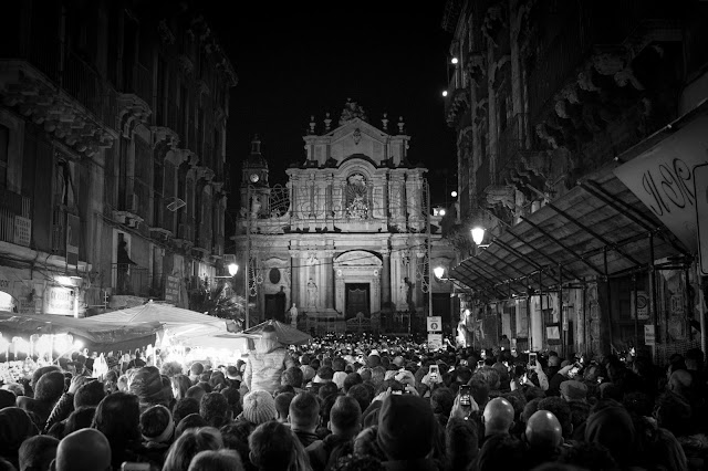 Festa di Sant'Agata a Catania: i fuochi d'artificio