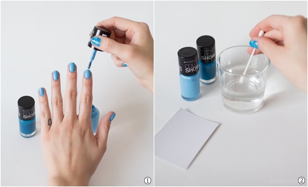 Aprenda o passo a passo para criar a decoração tie-dye nas unhas