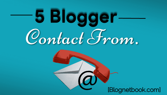 Top 5 stylish contact form for blogger Top 5 stylish contact form for blogger