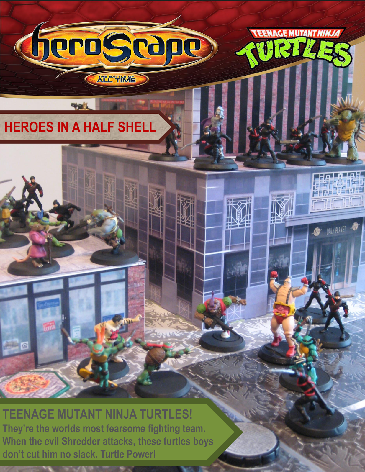 The Heroscape Blog: TMNT - Heroes in a Half Shell Rulebook