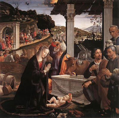 Adoración de los pastores (1482-85) - Domenico Ghirlandaio - Iglesia de la Santa Trinidad - Florencia