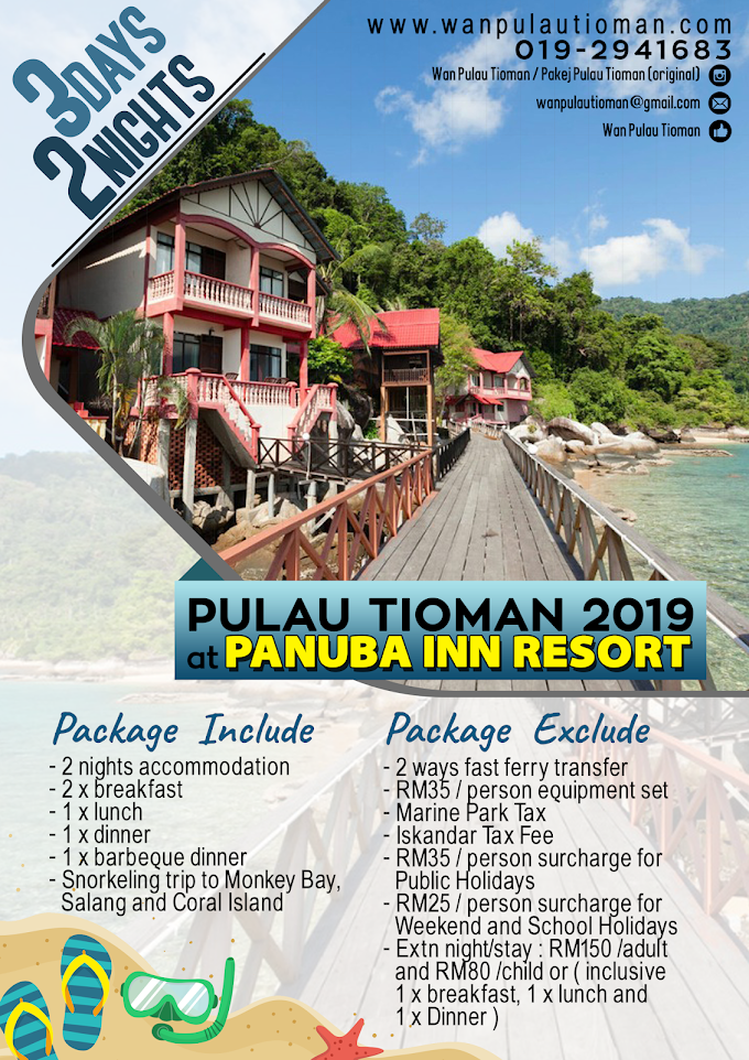 Pakej Pulau Tioman 2019 - Panuba Inn Resort