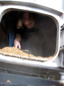 Ryan Michaels in the mash tun at McKenzie Brew House. Ryan Michaels in the mash tun at McKenzie Brew House.