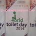 World Toilet Day 2014 celebration with over 1M pledges for clean toilets