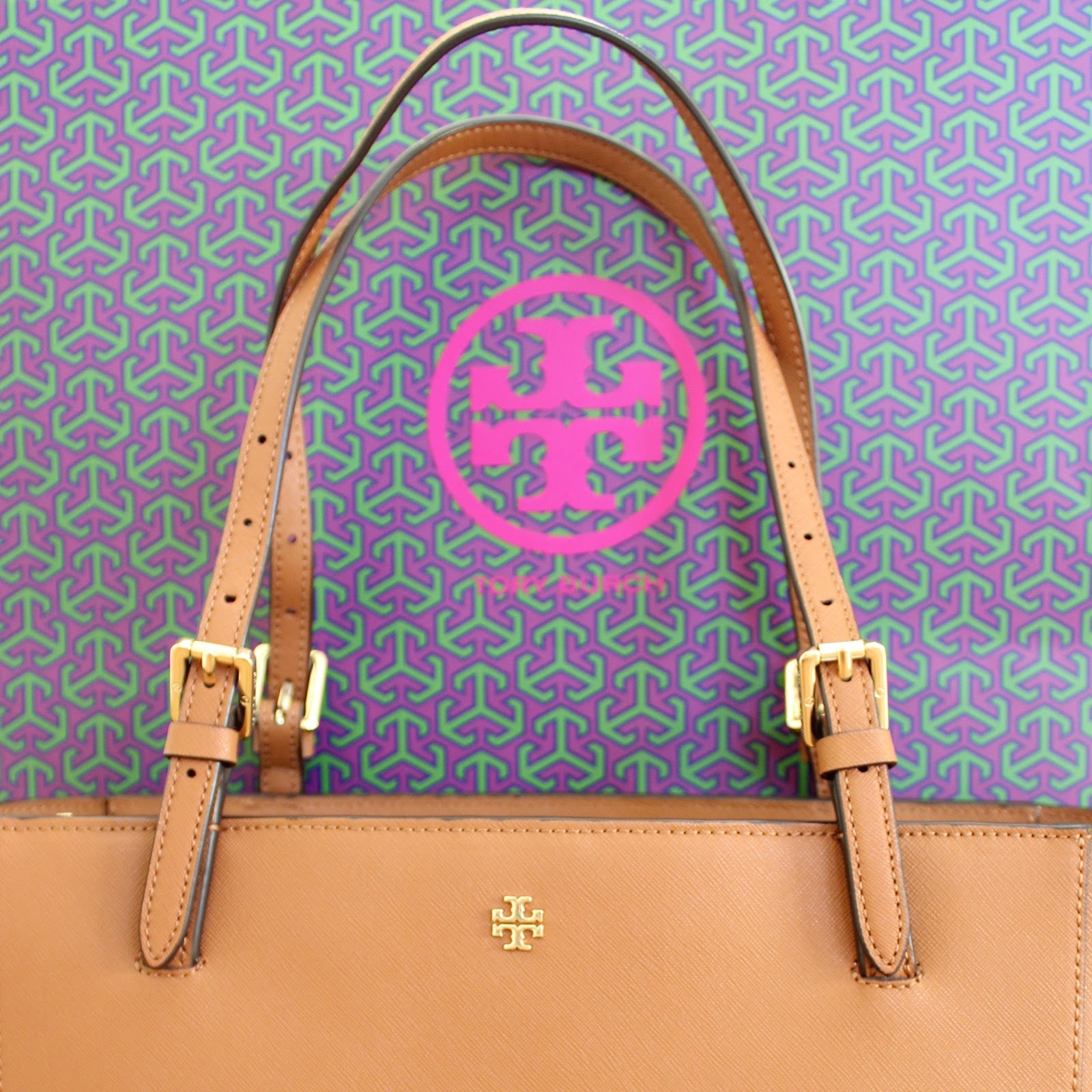 tory burch crystal buckle flat