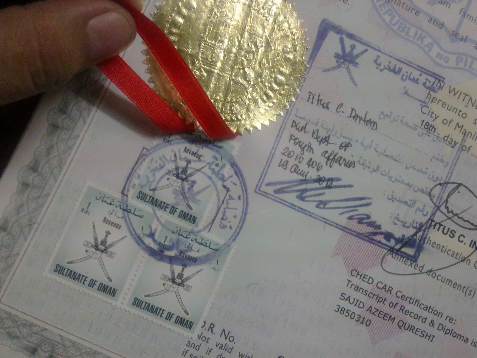 PinasCentral Embassy Authentication