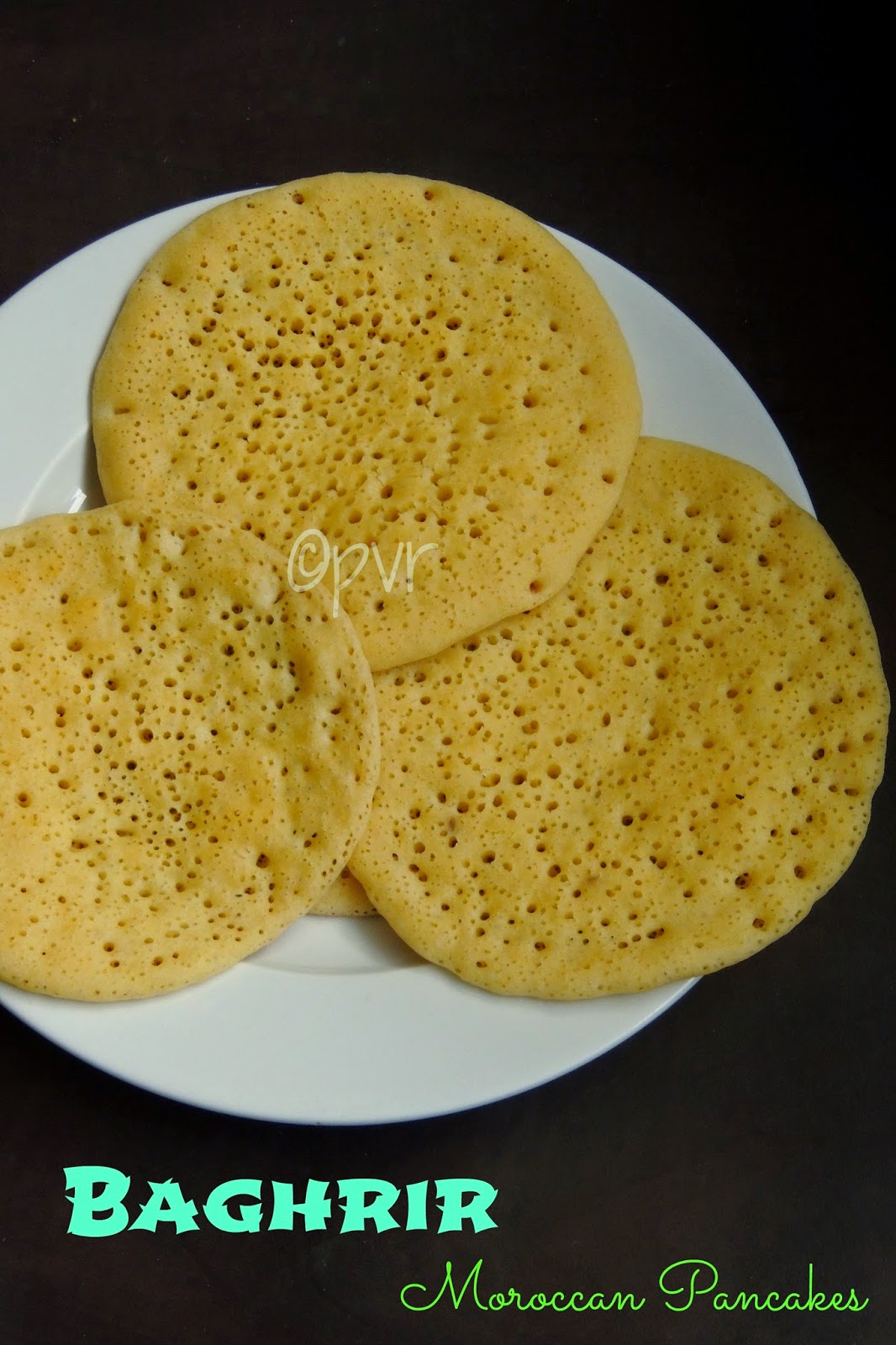 Baghrir, Moroccan Pancakes, Moroccan Thousand Holes Pancakes