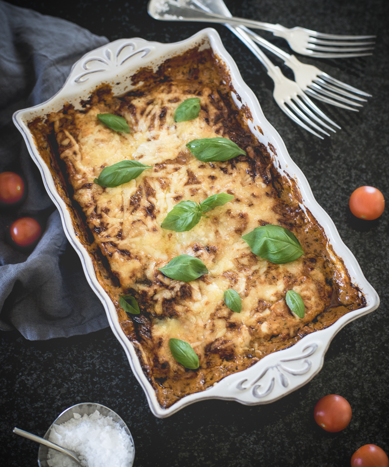 Home 2 Tiny Auberginelasagne lchf