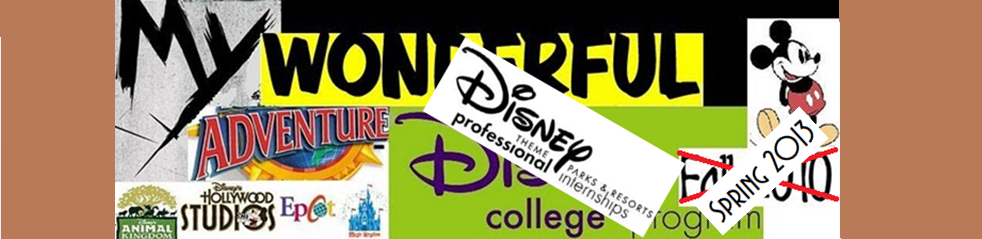 My Wonderful Adventure: Disney Management Internship Spring 2013 