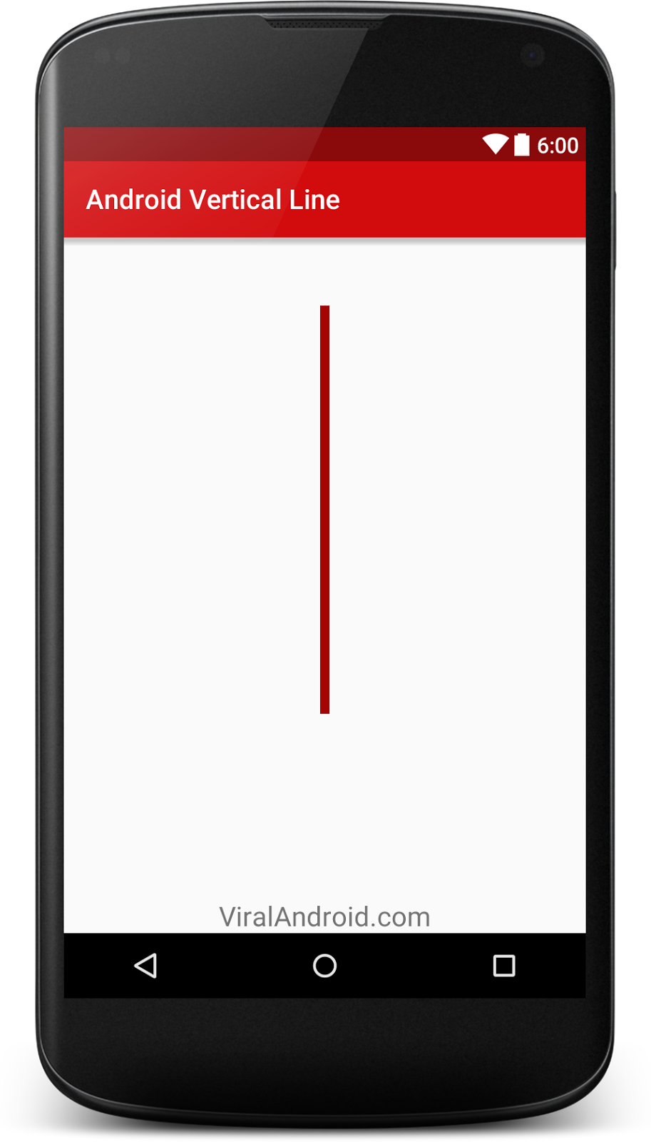 How to Create Vertical and Horizontal Lines in Android Using XML | Viral  Android – Tutorials, Examples, UX/UI Design