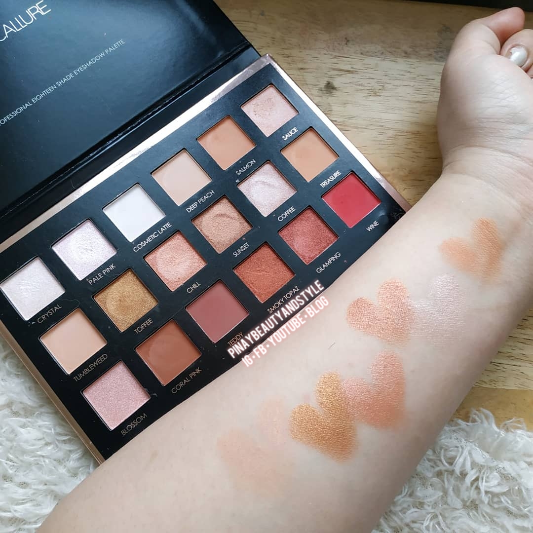 REVIEW Focallure We Care Your Favors Eyeshadow Palette Swatches, Price