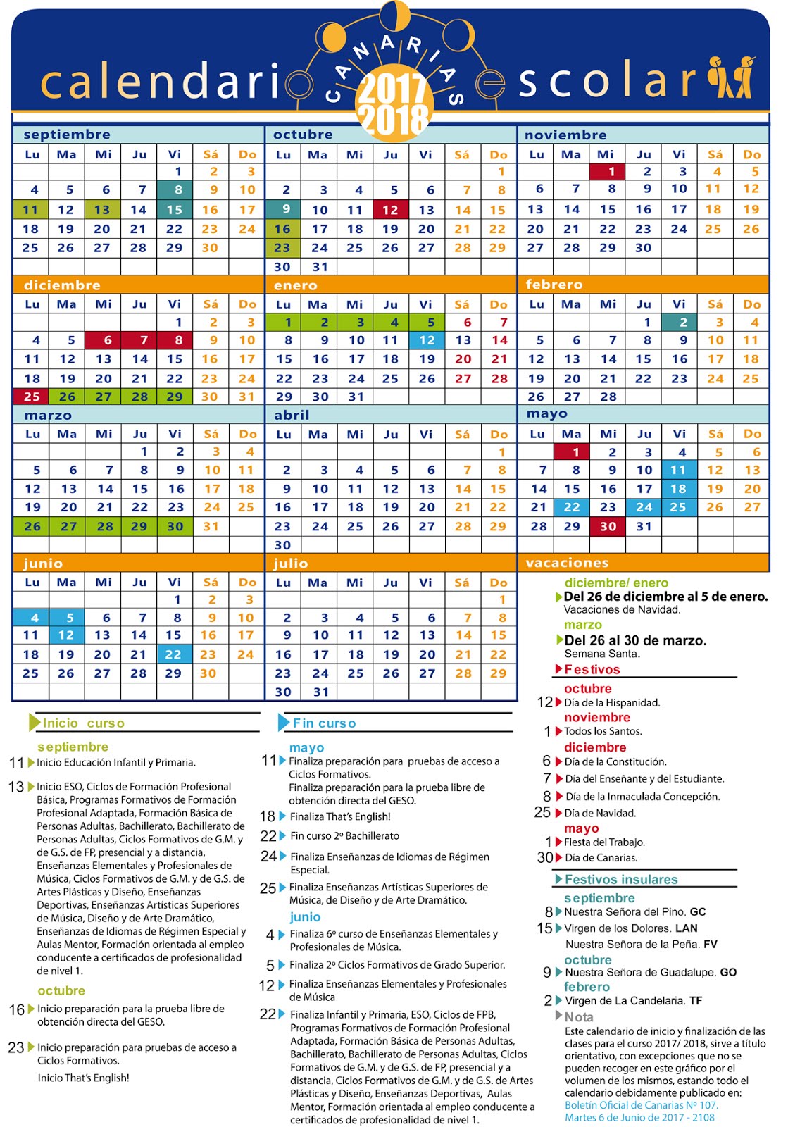 Calendario escolar