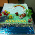 Sanjana Rainbow birthday cake