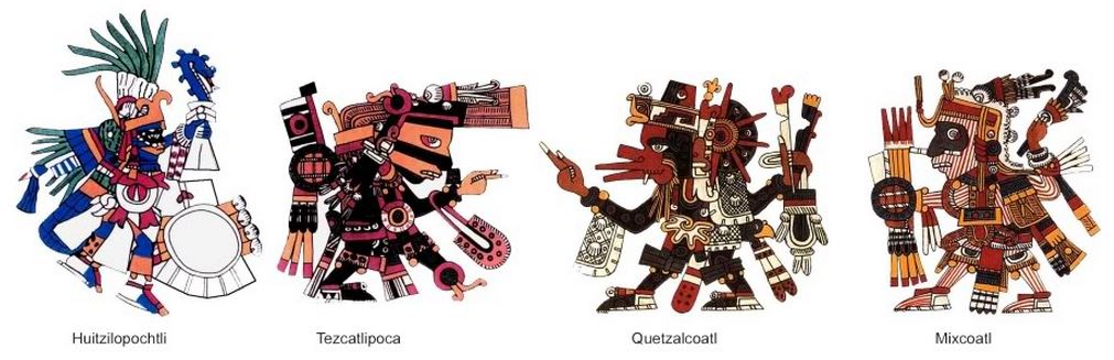 Resultado de imagen para dioses aztecas