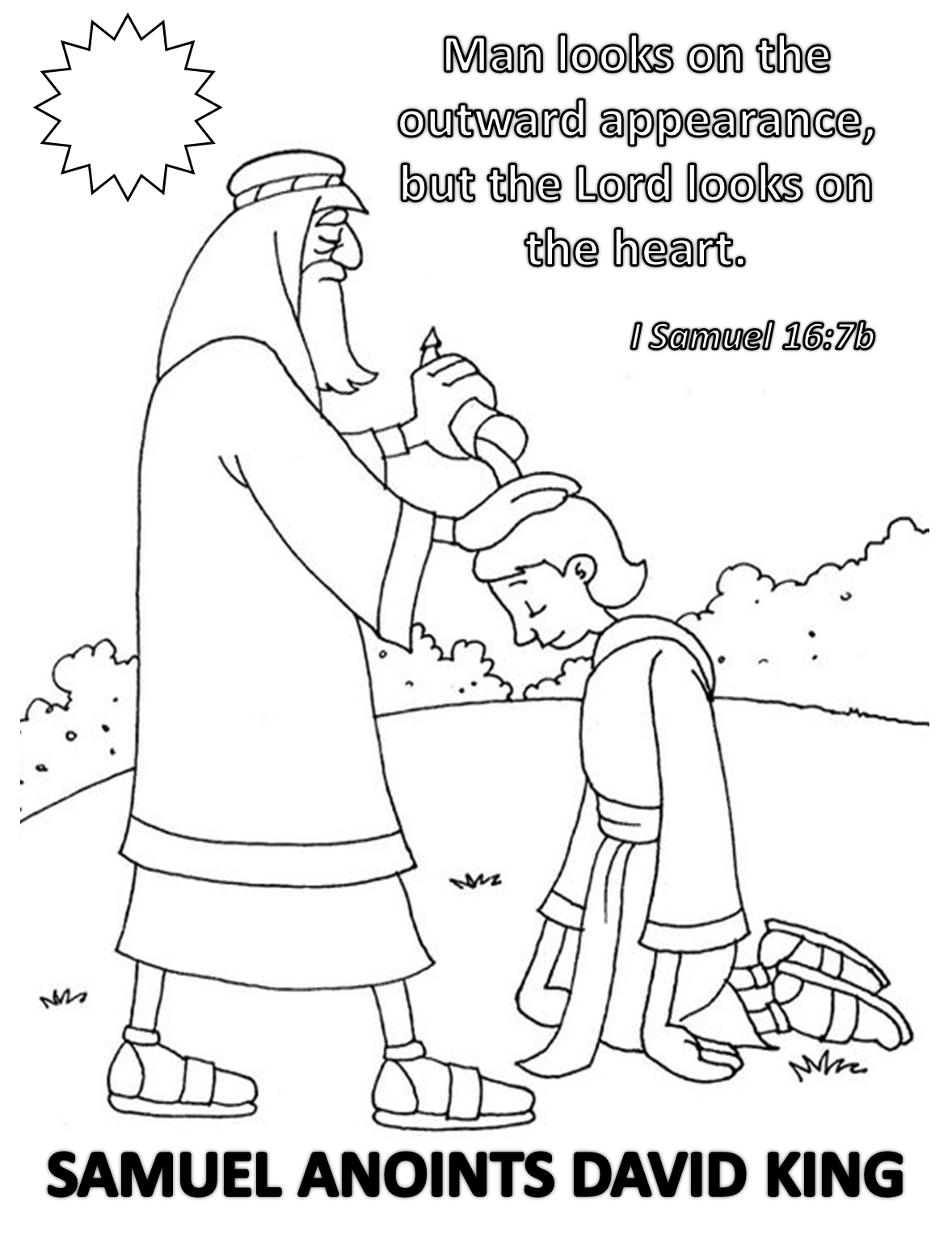 144 Cute King David Coloring Pages For Kids for Adult