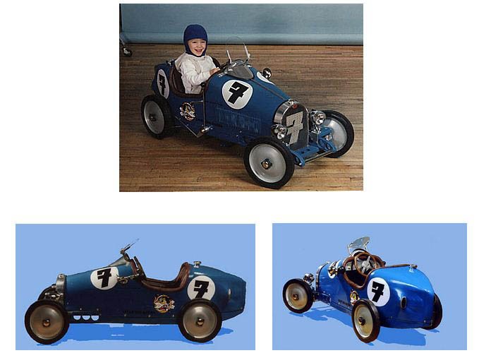 Just A Car Guy Jim Wilson made incredibly good Bugatti type 35 pedal cars