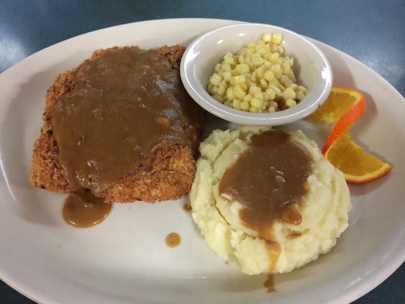 Chicken fried steak at Ramona Cafe