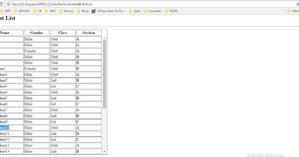 KAILASH'S BLOGS AngularJS anchorScroll