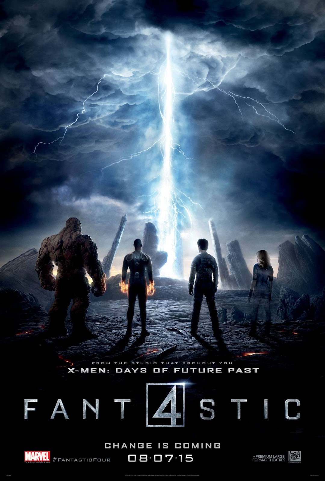 ｃｉａ こちら映画中央情報局です The Fantastic Four ジョシュ トランク監督のコミックヒーロー 映画 ファンタスティック フォー が 4人のヒーローたちの特殊能力を描き足した新しいポスターをリリース