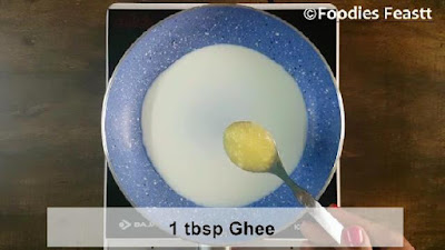 Instant khoya using milk powder