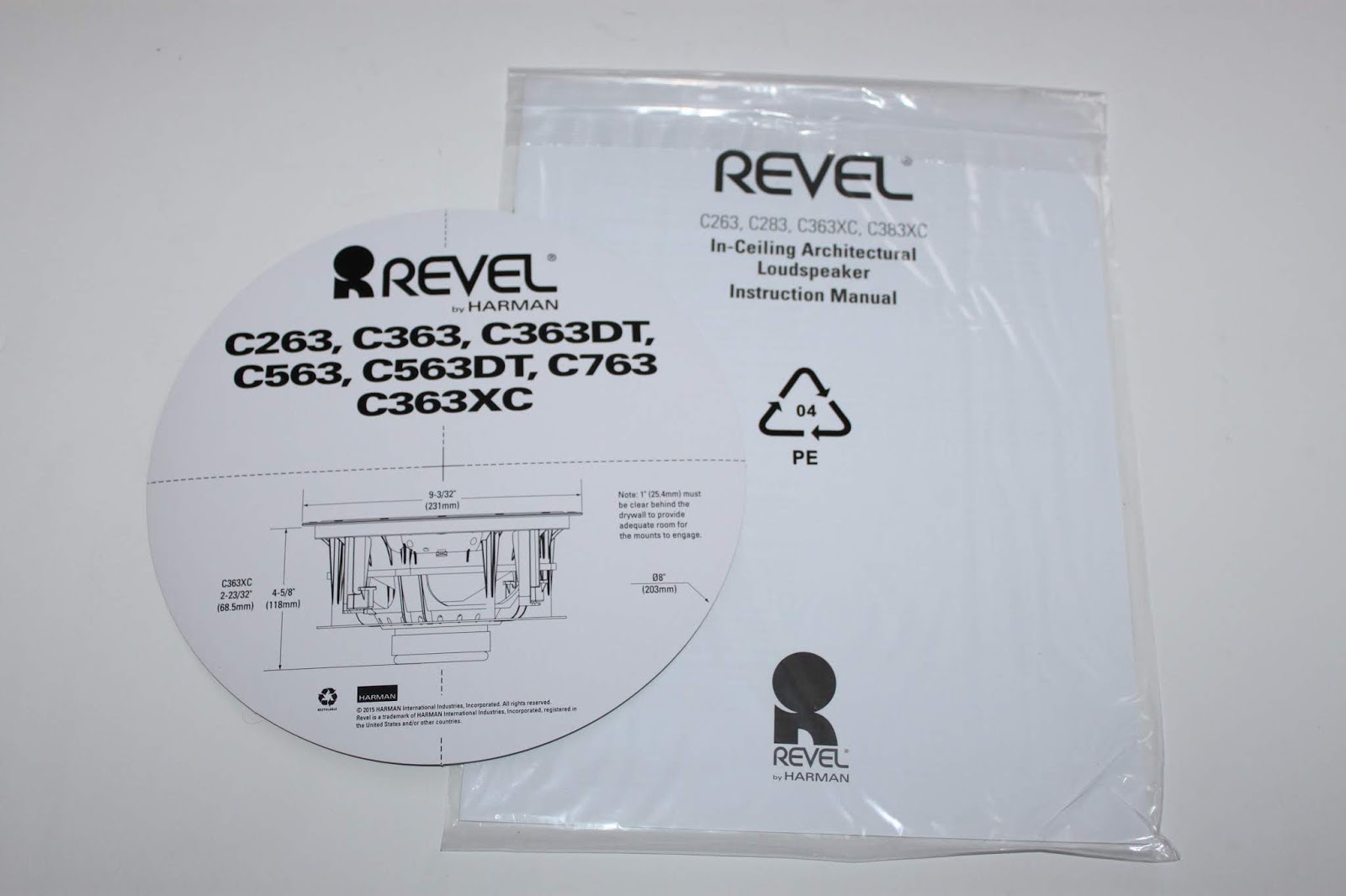 Stereowise Plus Revel C263 6 5 Inch 2 Way Aluminum In Ceiling