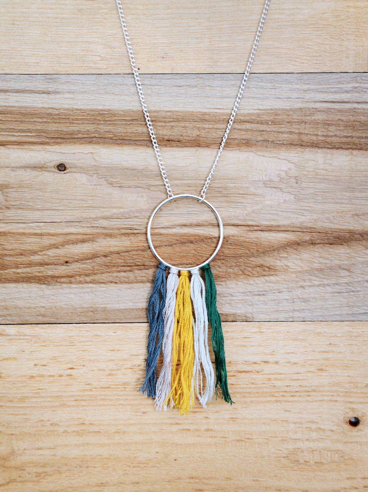 HowTo Easy DIY Tassel Fringe Necklace Design Fixation