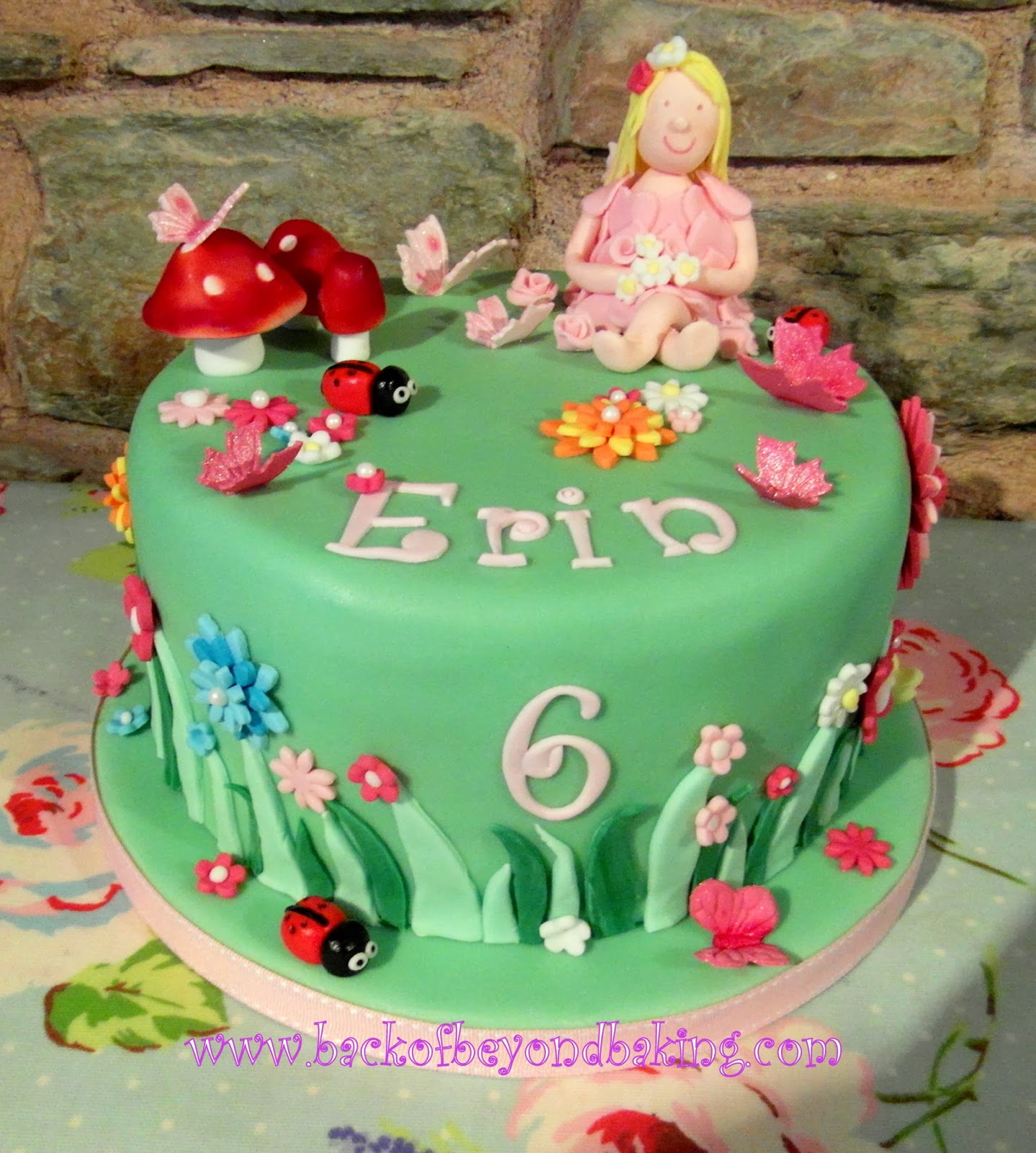 Woodland fairy Birthday Cake