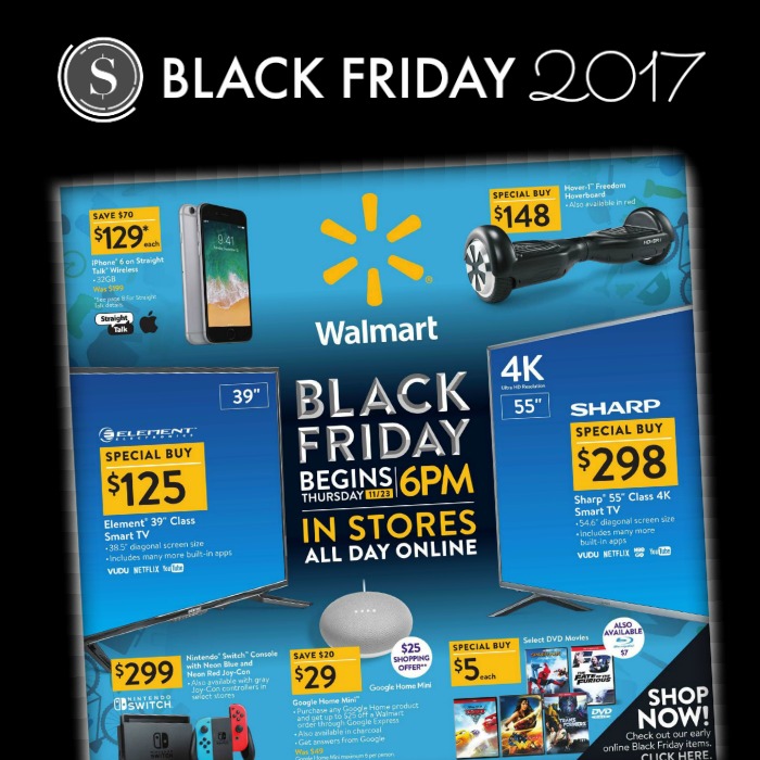 2017 Walmart Black Friday Ad Now Available Online