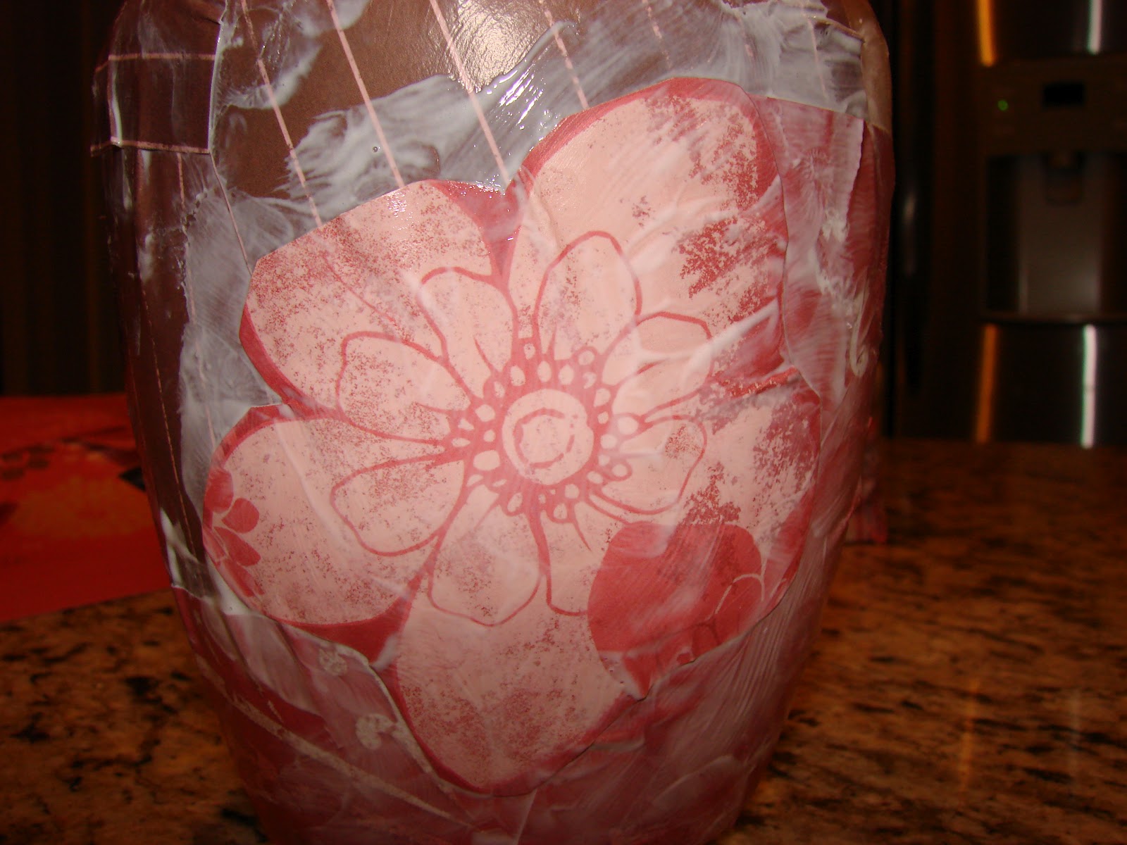 My Twig and Twine Nest Decoupage Flower Vase StepByStep