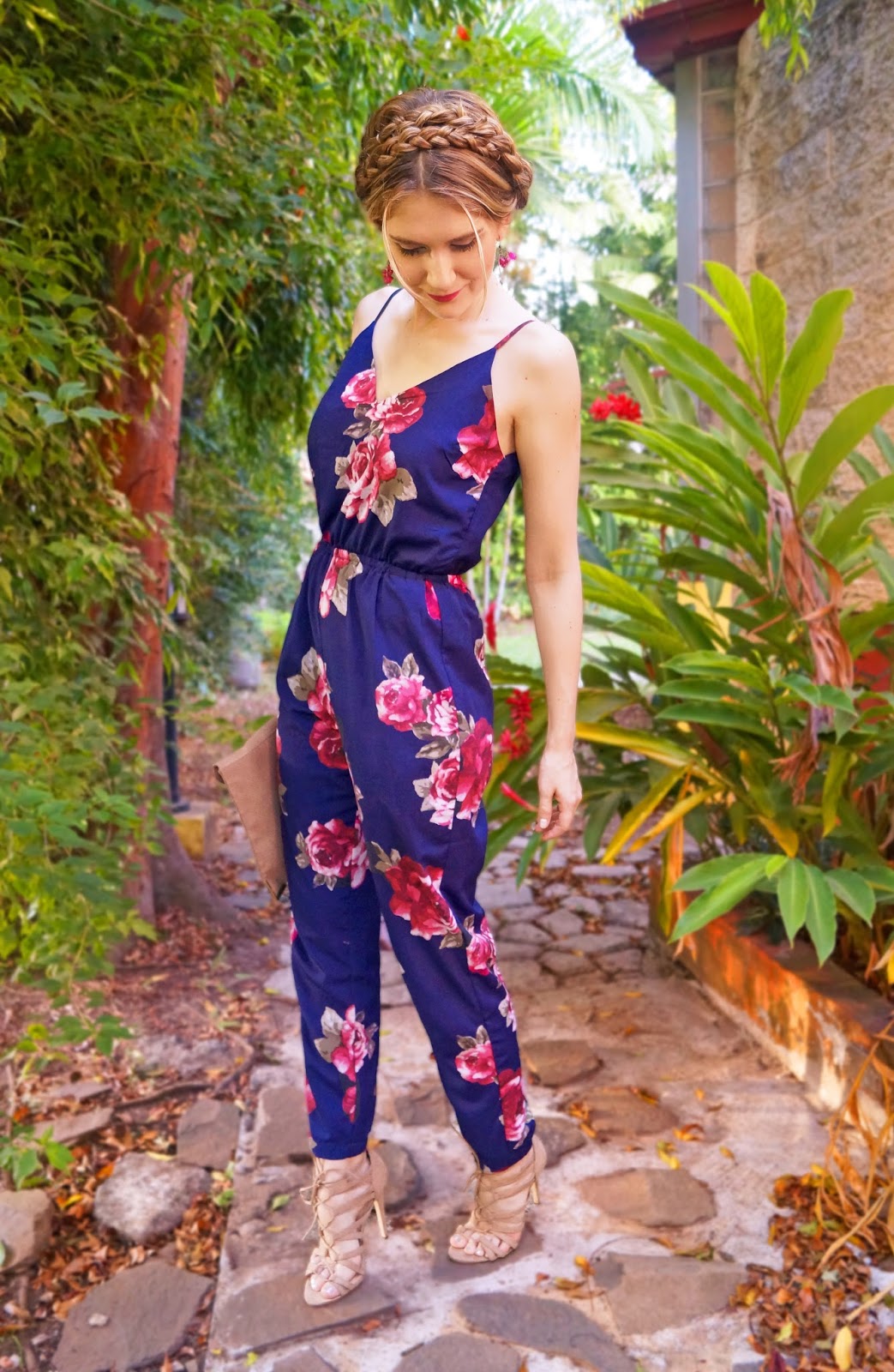 Floral Jumpsuit Outfit for Spring
