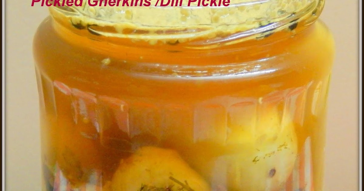 Pickled Gherkins /Dill PickleImprov Sneha's Recipe