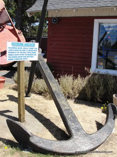 mooring anchor at Humboldt Bay Maritime Museum