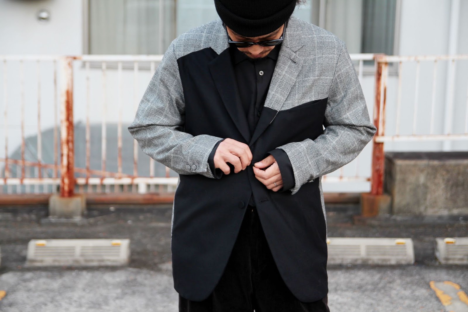 PHINGERIN / フィンガリン「RIAS BLAZER GRAY CHECK」 - input staff blog