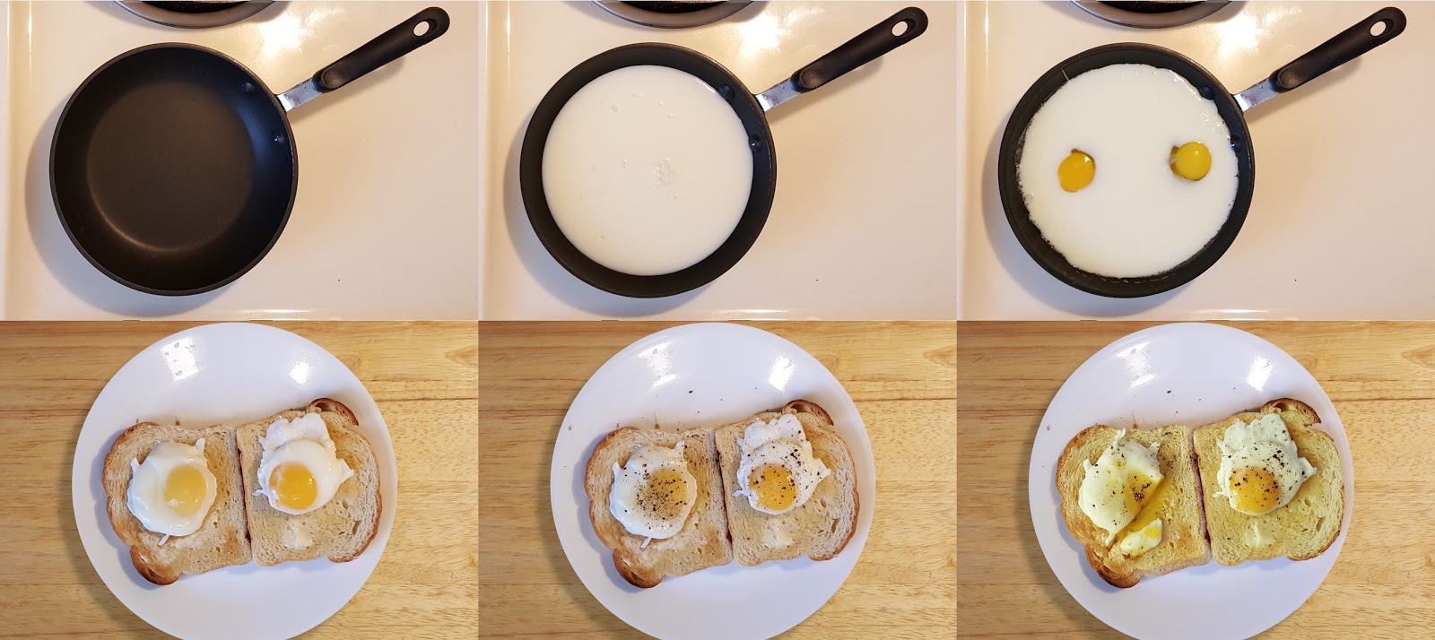 Earl Cooks Etc. Earl Cooks Milk Poached Eggs on Toast