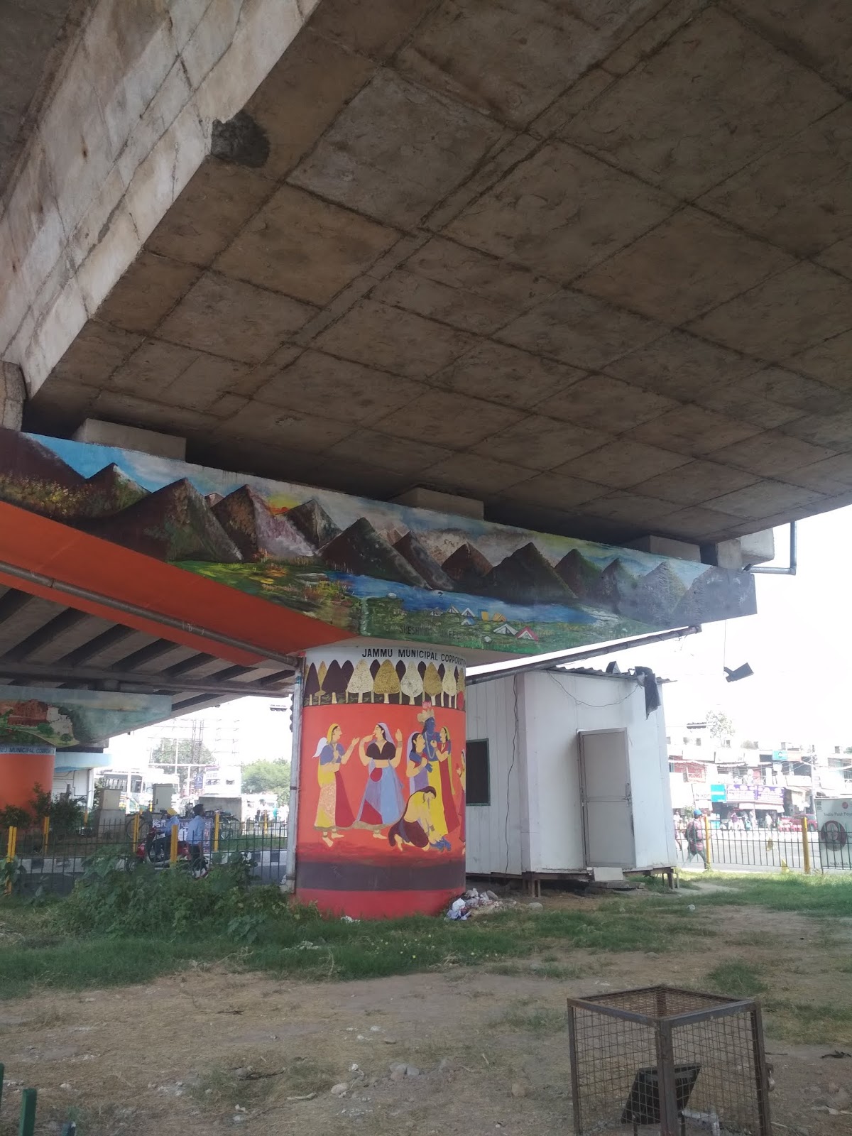 CHINAR SHADE JAMMU CITY IS BEING BEAUTIFULLY PAINTED