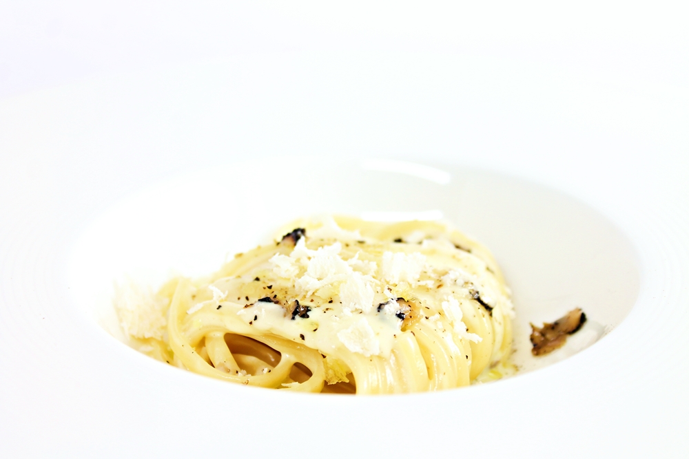 Delicious Tapas Linguine with truffles, cream and Parmesan 145
