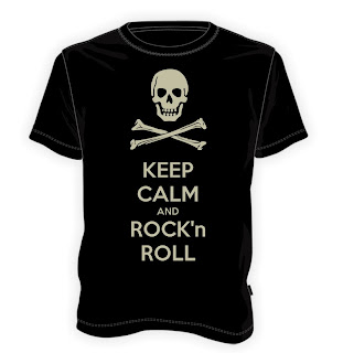 koszulka Keep calm and rock n roll