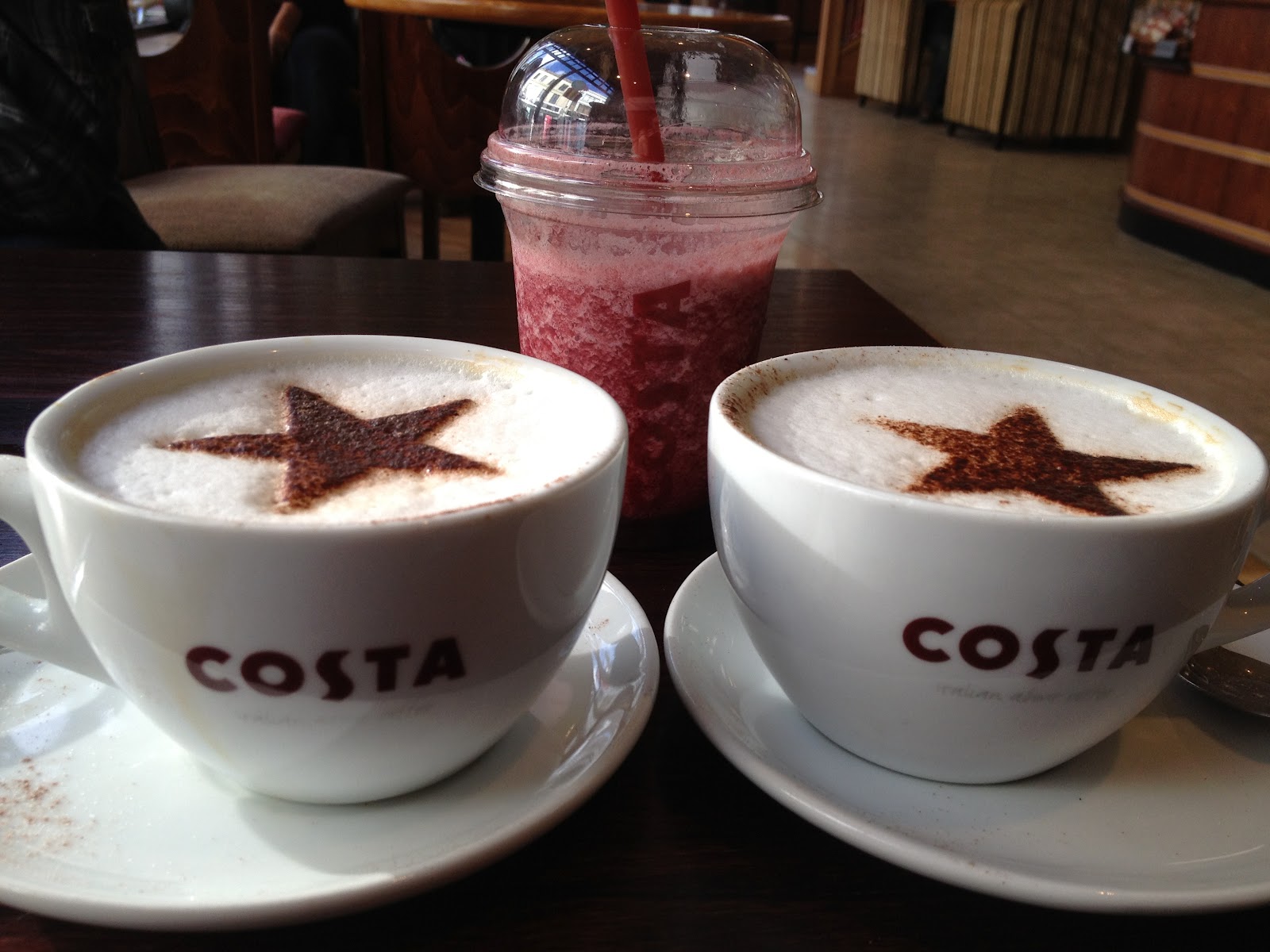 Debbie in London coffee in Canterbury
