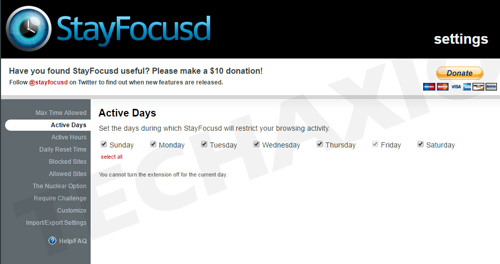 StayFocusd StayFocusd