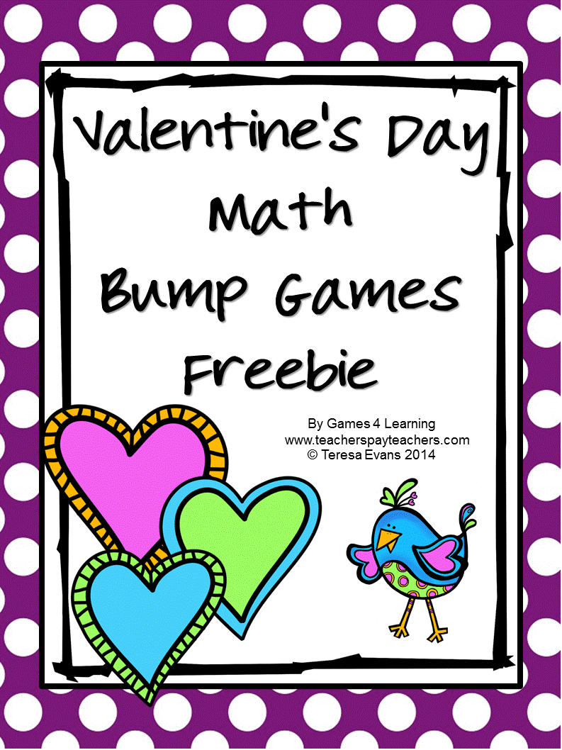 Fun Games 4 Learning: Valentine's Day Math Freebies